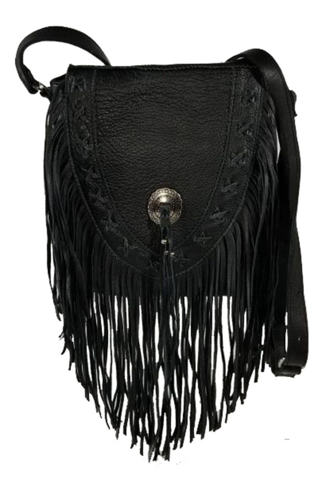 (image for) Lubbock Hand Laced Leather Cross Body Shoulder Bag